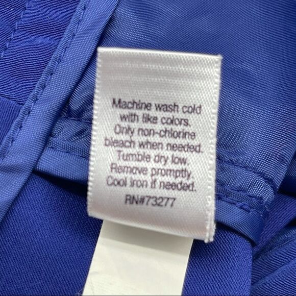 Jennifer Lopez Cobalt Blue Pleated Shorts Sz 2 - Picture 11 of 14